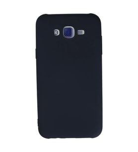 Samsung Galaxy J7 Kılıf Nano içi Kadife Silikon - Lacivert