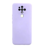 Camon 16 Kılıf Nano içi Kadife Silikon - Lila