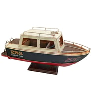 Dekoratif Metal Sürat Teknesi Hız Botu 34cm