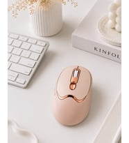 Sessiz Tıklama Özellikli Şarjlı Kablosuz Mouse Çoklu Cihaz Uyumlu