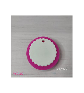 YY0109 Kenarları Fırfırlı Yuvarlak Silikon Kalıp