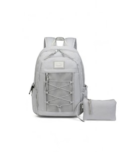 Smart Bags  Açık Gri Unisex Sırt Çantası SMB 3238