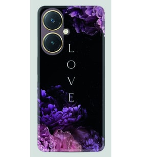 Vivo Y27 Kılıf Silikon Desen Özel Seri Love Flow 1664