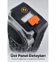 Dijital Lastik Şişirme Pompası ve Araç Akü Takviye Cihazı