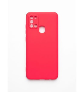 Samsung Galaxy A 21S Pembe Silikon Kılıf Modeli