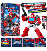 75321 FİGÜR TRANSFORMERS AMK MINI SERIES WAVE3 G1 IRONHIDE TRNS