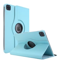 Microsonic Apple iPad Pro 11'' 2021 3. Nesil Kılıf (A2377-A2459-A2301-A2460) 360 Rotating Stand Deri Mavi