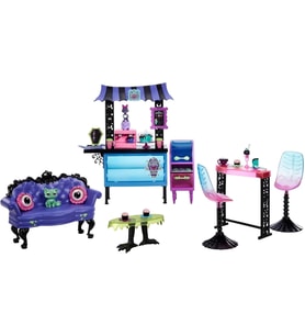 Monster High Coffin Bean Restoran Oyun Seti, 4 yaş ve üzeri, HHK65 (Çok Renkli)