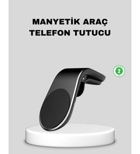 Manyetik Araç Telefon Tutucu 360° Dönebilen Ve Sarsıntısız Güçlü Mıknatıslı