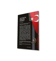 Atatürk'ün Gençliğe Hitabesi Cam Tablo Modern Ev Ofis Salon Hediyelik Büyük Tablo Duvar Dekoru (Çok Renkli)