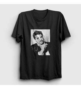 Presmono Unisex Siyah Sign Pedro Pascal T-Shirt 466971tt