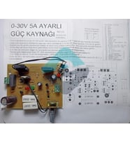 0-30V 5A Ayarlı Güç Kaynağı Kısa Devre Korumalı