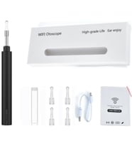 WiFi Kulak Kamera3.9mm Ayarlı Oral Muayene Led Işık 3000W 1080P