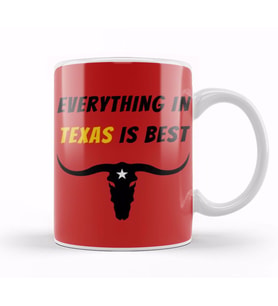 Texas Vintage Retro Rainbow Style Kupa Bardak Porselen