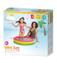 Wet Set Collection Şişme Taban 3 boğumlu 86x25 cm Çocuk Bebek Havuzu