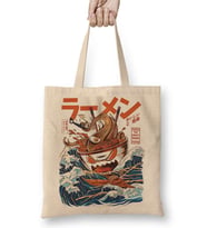 The Great Ramen off Kanagawa Bez Çanta Uzun Saplı