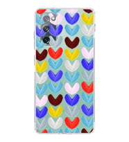 PrintiFy Samsung Galaxy S20 FE ile Uyumlu Water Color 1  Kamera Korumalı Şeffaf  Kılıf
