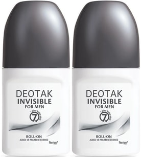 Deotak Roll-On 35ML Invısıble (Formen/Erkek) (2 Li Set)