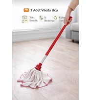 Yüksek Kaliteli 2 Katlı Mikrofiber Paspas Ucu, Temizlikte Mükemmellik