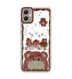 Samsung Galaxy A05 Kılıf Sweet Desenli Silikon Kapak - Pembe