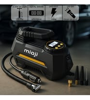 Mioji Mio 10 Taşınabilir 150PSI 12V 120W Araba Hava Pompası (Siyah)