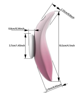 NOXXX Pink Cling Mıknatıslı Giyilebilir Uzaktan Kumandalı Vibratör