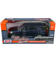 Motor Max 2022 Ford Explorer XLT 1/24 Dark Blue Model Araba