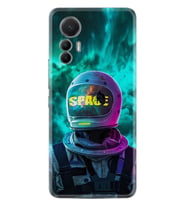 Xiaomi 12 Lite Kılıf Resimli Desenli Silikon Platinium Series Space 1814