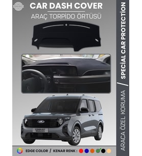 FORD COURİER (2023+) Torpido Örtüsü Ön Panel Torpido Koruma Tam Uyum Çatlamayı Önler Kolay Montaj