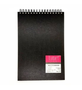 Lutart Sert Kapak Dik Spiralli Çizim Defteri 100 gr 100 yp A4 
