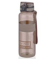 Uzspace Tritan Su Matarası 1000ml 1 Litre Büyük Boy Yenilenen Renkler (Kahverengi)