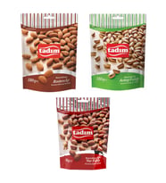 Tadım Badem Antep Fıstıgı Yer Fıstıgı 180 gr 3 lu Karma Paket
