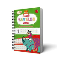 Oluklu Sayılar Kitabı 3-6 Yaş Dikkat Atölyesi