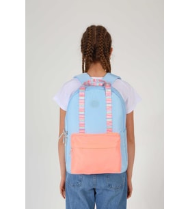 Kaukko Double Stripe Sırt Çantası Blue K1765 (Mavi)