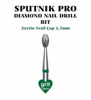 Elmas Zeytin Freze Yeşil Çap 2,5mm