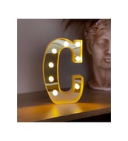 3D Işıklı Led Harf Dekoratif Aydınlatma Büyük Boy C