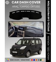 FIAT DOBLO (2008-2013) DOUBLE EKRAN AIRBAGLİ Torpido Örtüsü Ön Göğüs Koruma Araca Özel Tam Uyum
