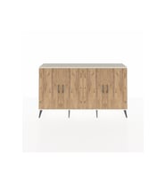 Arges Konsol 6 Raflı 4 Kapaklı 176x30x99 Aytaşı-Çam/Antrasit
