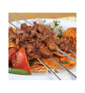 Düz KROM Şiş Ciğer Kebap Şişi Kuşbaşı Şişi 10 ADET