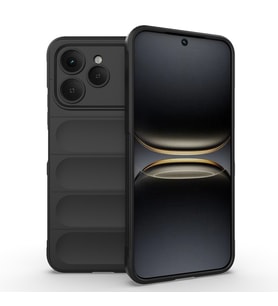 Tecno Spark 40 Uyumlu Kılıf Esnek TPU Oyuklu Arka Yüzey Tasarımlı Zore Etnik Silikon Kapak