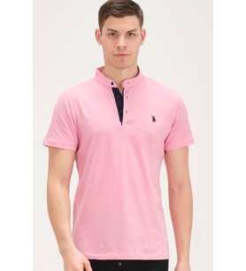 T8560 DEWBERRY T-SHIRT-PEMBE
