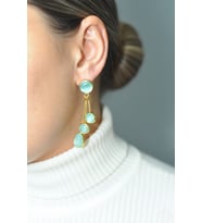 Kadir Jewellery22 Ayar Altın Kaplama Vintage Küpe -El İşçiliği Ve Hipoalerjenik Küpe