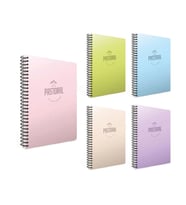 GIPTA PASTORAL SPİRALLİ PP.KAPAK A4 120 YP. KARELİ DEFTER