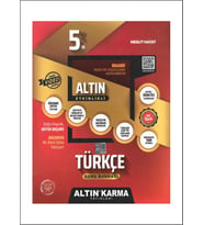 Altın Karma Yayınları 5. Sınıf Türkçe Mentör Etkinlikli Kazanım Soru Bankası