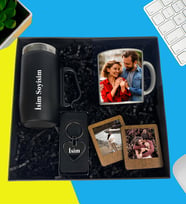 Kişiye Özel Premium Kutu Kulplu Termos Bardak Fotoğraflı Kupa Bardak Lüx Metal Anahtarlık Ahşap Kahve Mdf Masaüstü Resimli Ahşap Çerçeve iki adet
