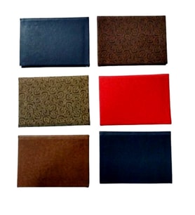 Gülpaş Sert Bez Kapak Defter 72 Yaprak Çizgili 11X16,5Cm Karışık - 2 adet