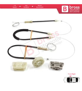 Chrysler 300 2005-2010 Dodge Charger LX 2006-2010 Magnum 2005-2008 İçin Ön Sağ Cam Kriko Tamir Seti