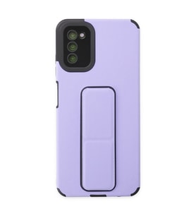 Galaxy A03S Kılıf Mega Standlı Silikon - Lila