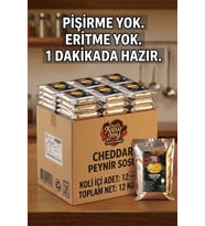 Cheddar Sos 1000 G x 12 Adet - 1 Koli (Koli Bazlı Avantaj Paketi)