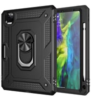 Apple iPad Pro 11 2022 M2 Kılıf Zore Tablet Vega Kılıf (Siyah)